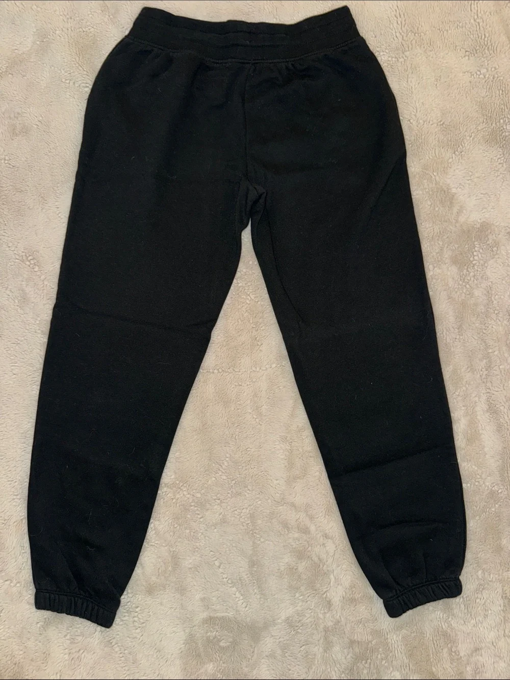 Cat & Jack Black Jogger Pants with White Drawstring